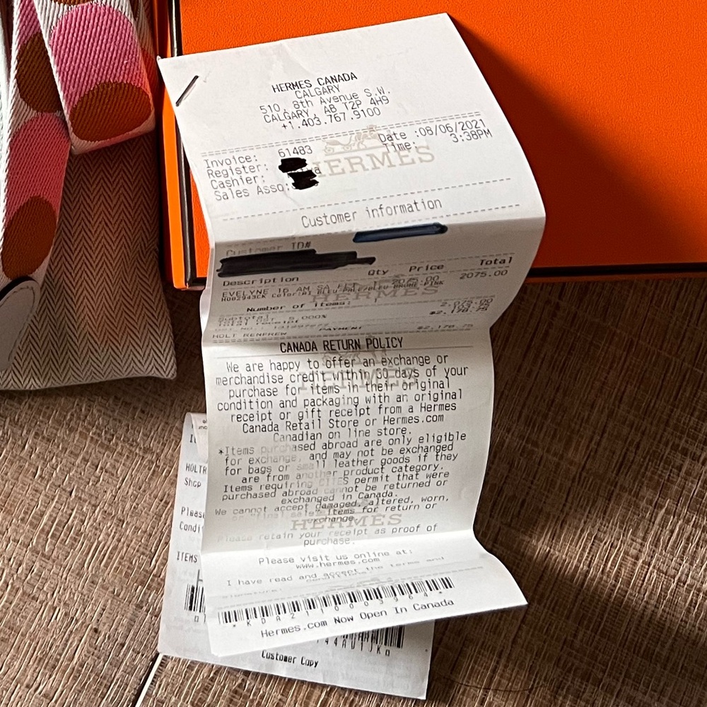 Hermes Evelyne TPM Authentic - Picture 5 of 11
